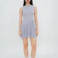 Jordyn Pleated Knit Dress (Grey)