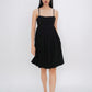 Ember Box Pleat Dress (Black)