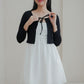 Ayla Tie Front Cardigan (Black)