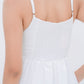 Maisie Ruched Bust Dress (White)