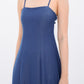 Selvie Low-back Midaxi Dress (Denim Blue)