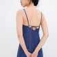 Selvie Low-back Midaxi Dress (Denim Blue)