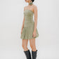 Caro mini tube dress (Olive)