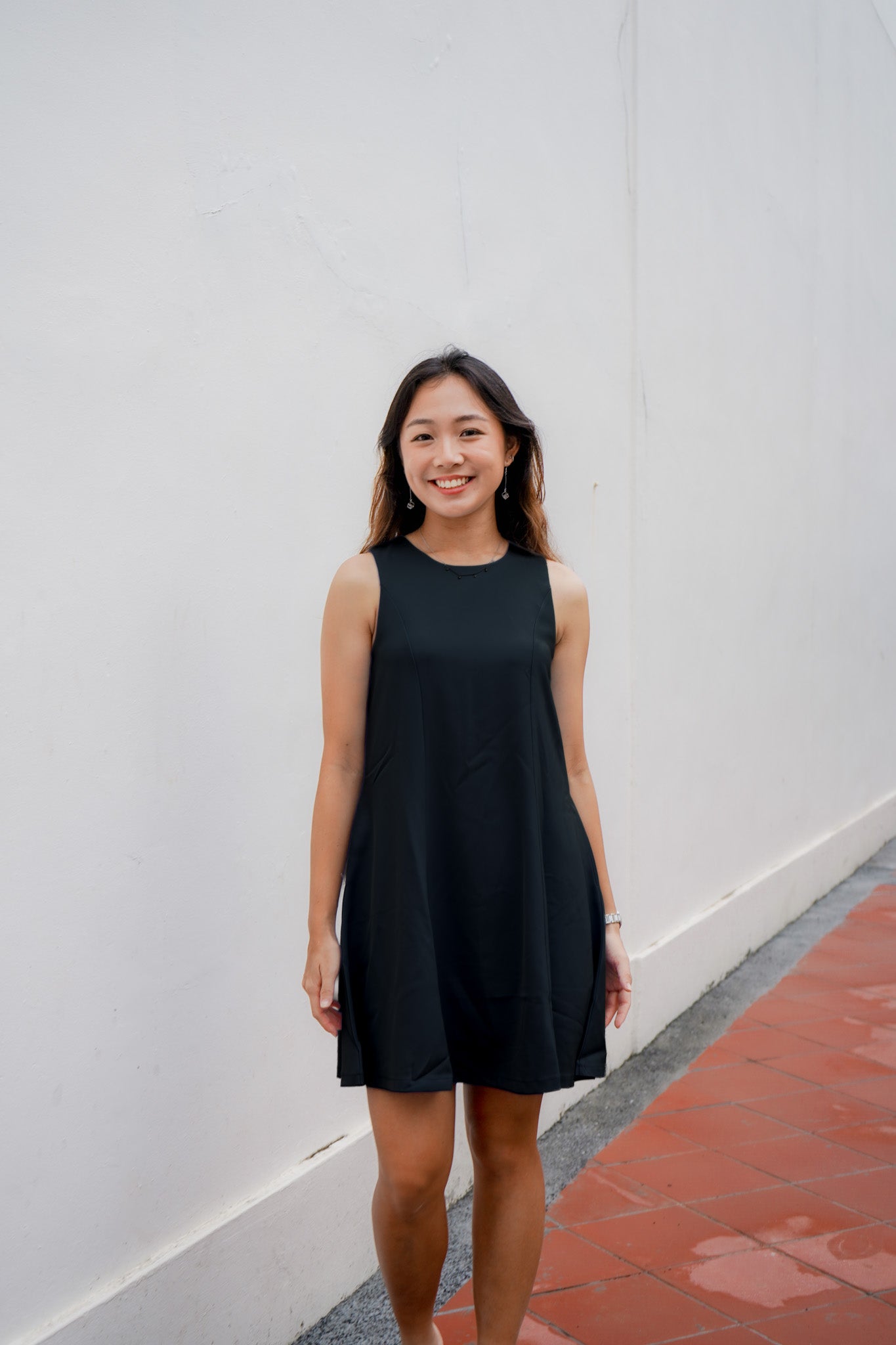 Charlotte Simple Sleeveless Swing Dress