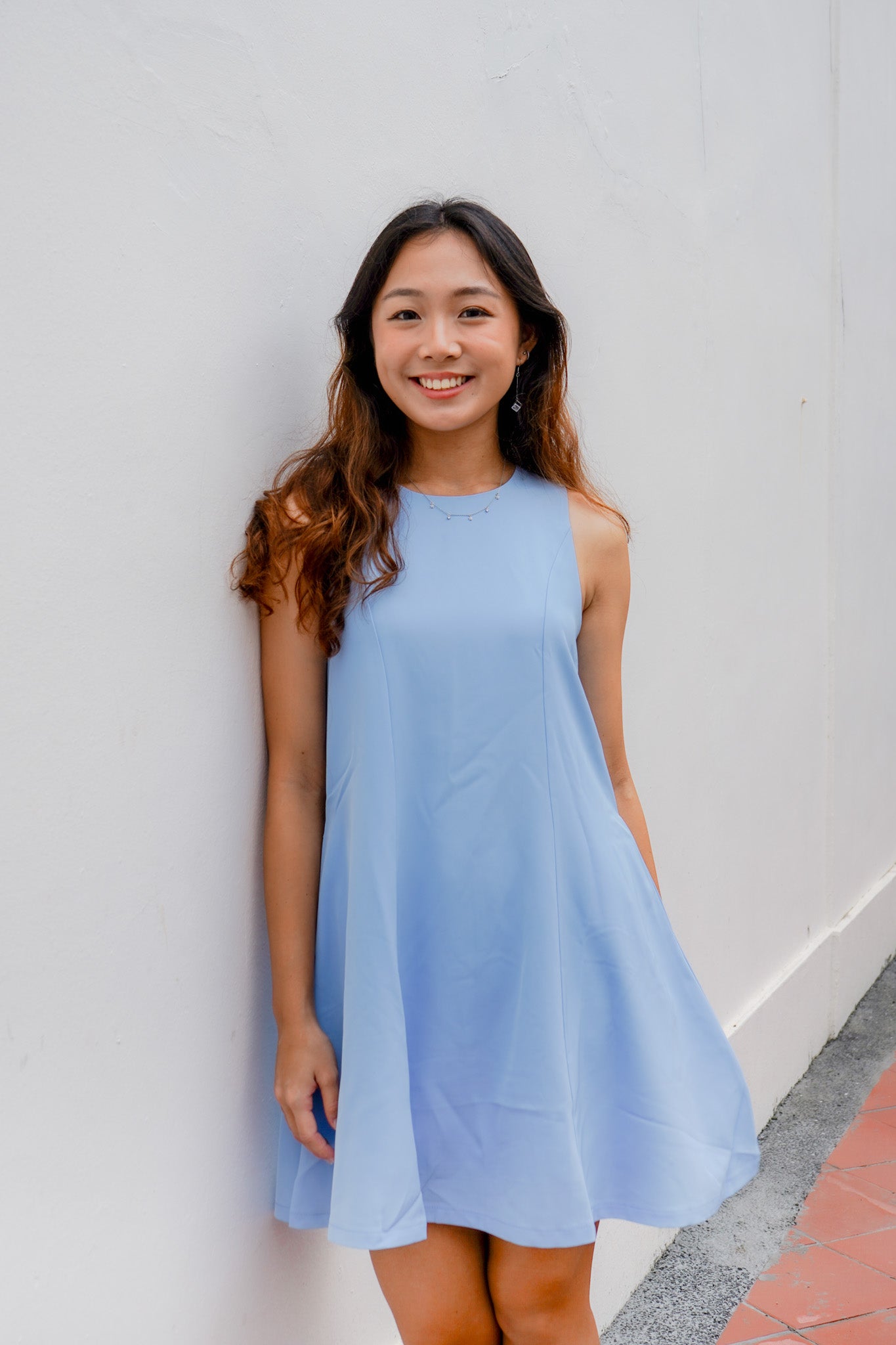 Charlotte Simple Sleeveless Swing Dress