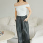 Lone Tailored Wide Leg Pants (Black)