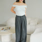 Lone Tailored Wide Leg Pants (Black)