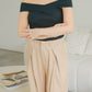 Lone Tailored Wide Leg Pants (Fawn)