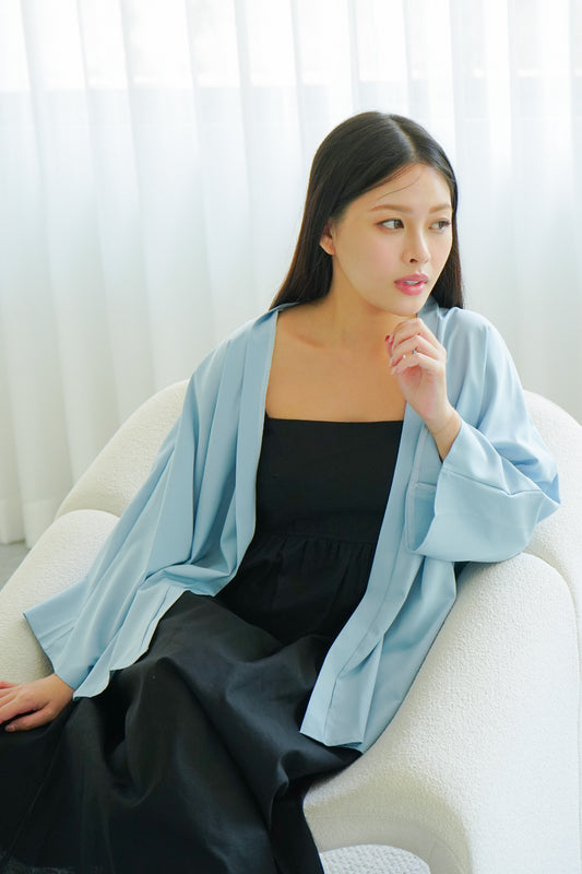 Aiko kimono cardigan (Sky Blue)