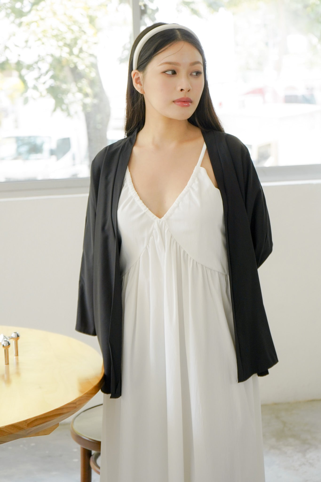 Aiko kimono cardigan (Black)