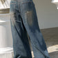 Blake 2 way vintage wash denim jeans (with/without straps)