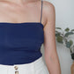 Mateo Padded Camisole Top (Midnight Blue)