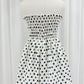 Chantel 2 way polka dot tube/ skirt (cream)