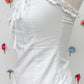Willow White ribbon tube and skirt set