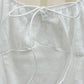 Zoey White lace u-shape cap sleeve cropped top (front ribbon)