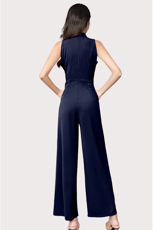 Elegant piece of blue jumsuit