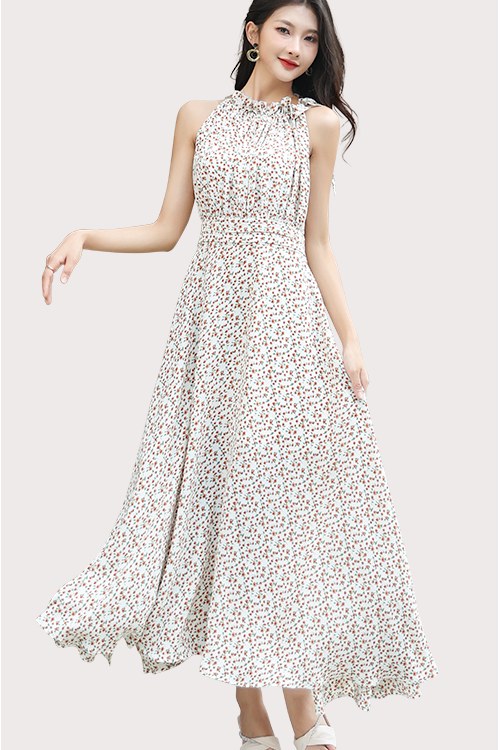 Enchanted Garden Floral Maxi Dress