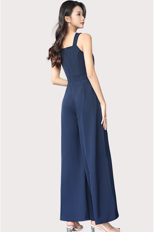 Halter Neck Sleeveless Jumpsuit