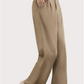 High Waisted Straight Cut Golden Brown Pants