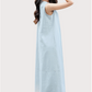 Serene Light Denim Blue Maxi Dress